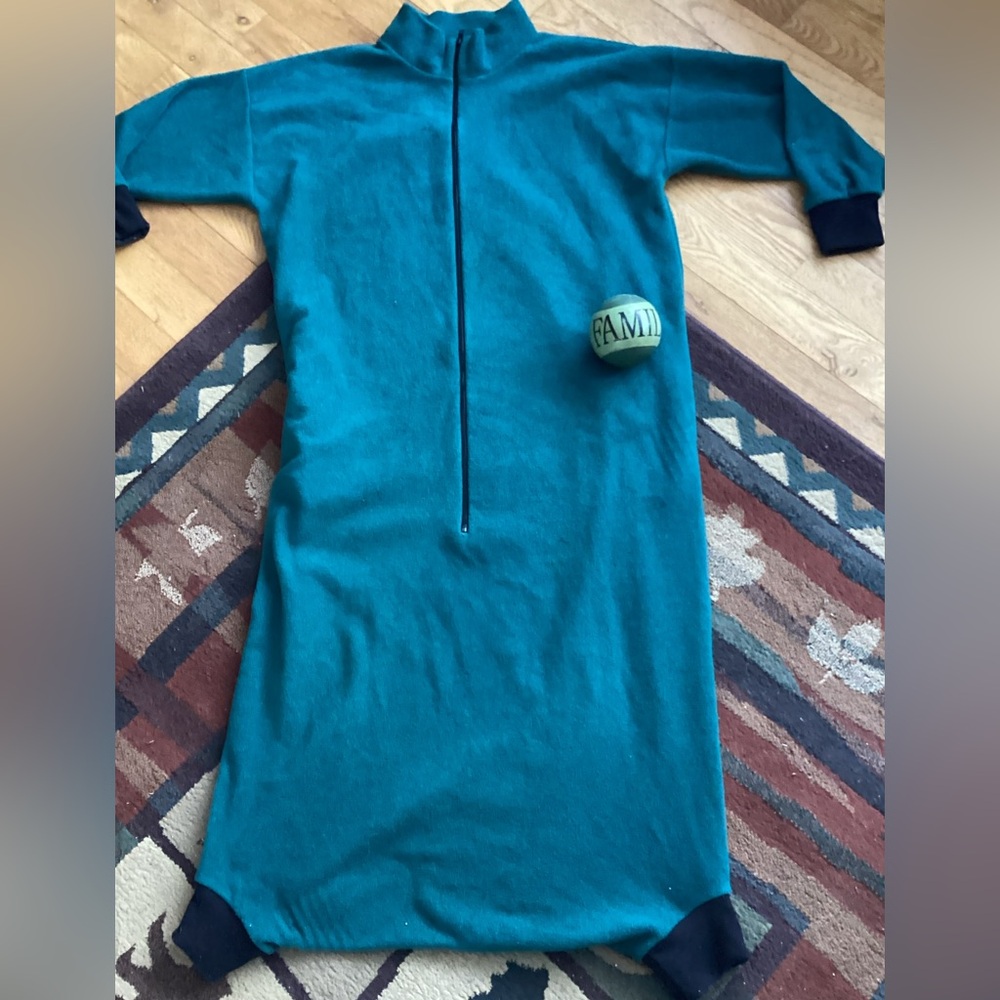 SNUGLIE ONESIE LOUNGE TEAL GREEN Sz S/M- M/L-L/XL-XXL IMO 🐒 EPLVC